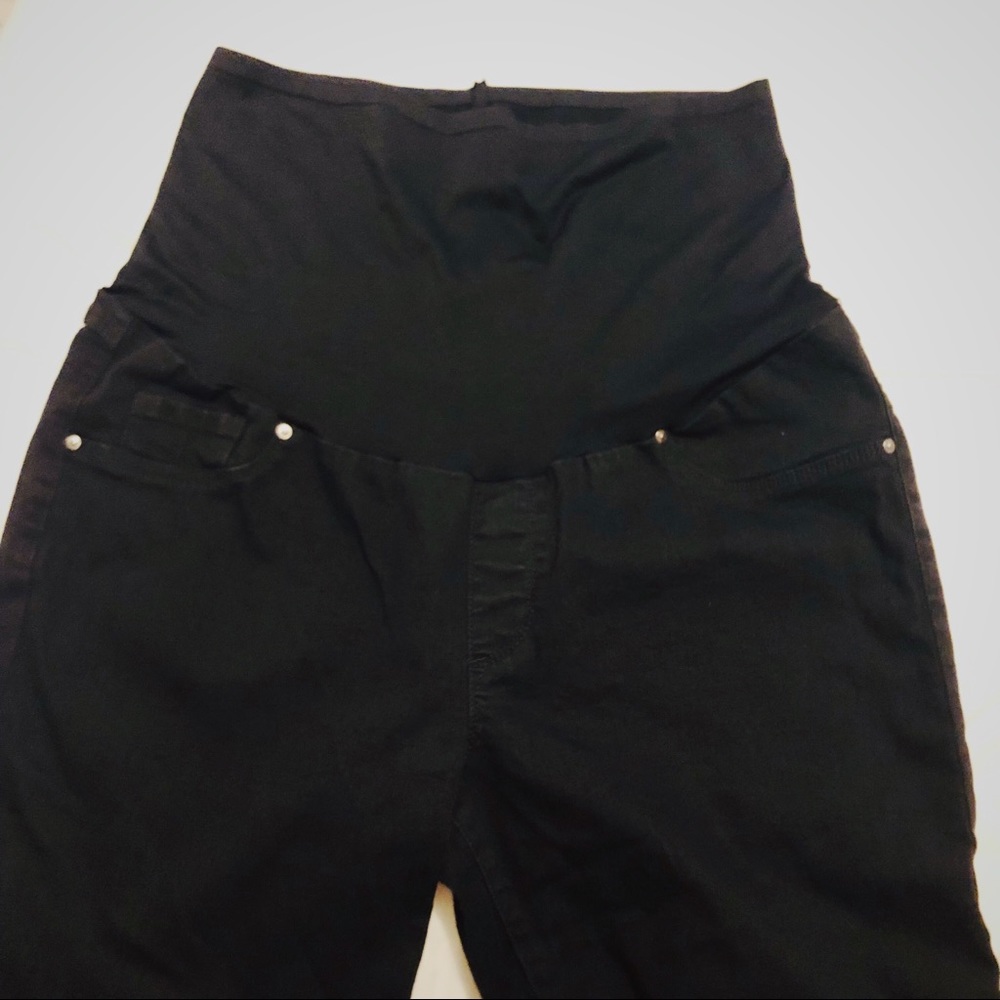 Black maternity jeans
